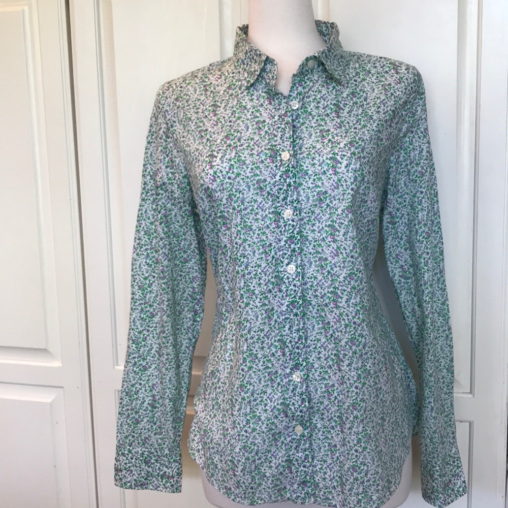 J.Crew The Perfect Shirt button down size M